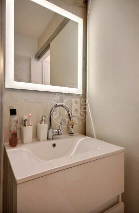 Badezimmer Möblierte studio - 14m²  - Jasmin / Mozart - Paris