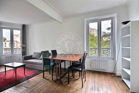 Wohnzimmer Möblierte wohnung - 42m²  - 1 Zimmer - Boulogne-Billancourt