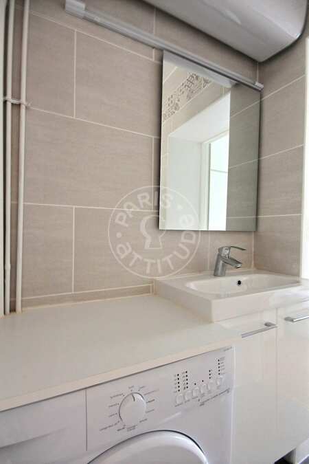 Badezimmer Möblierte wohnung - 42m²  - 1 Zimmer - Boulogne-Billancourt