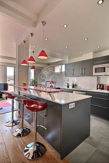 Cozinha Apartamento mobilado - 84m²  - 2 quartos - Place Monge - Paris