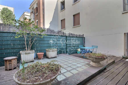 Terrasse Appartement meublé - 30m²  - 1 chambre - Tour Eiffel - Paris