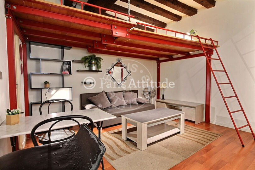 Studio meublé - Paris 75004 - 12960