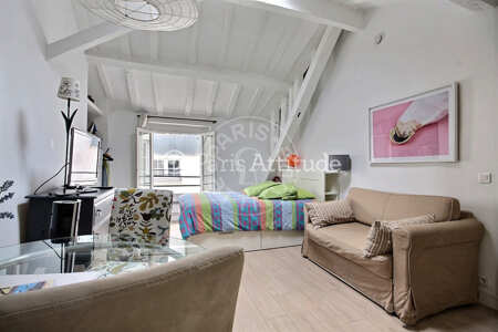 Sala Quitinete mobilado - 28m²  - Musée Picasso - Paris