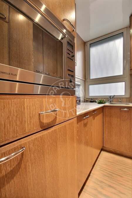 Cuisine Appartement meublé - 53m²  - 1 chambre - Triangle d'Or - Paris