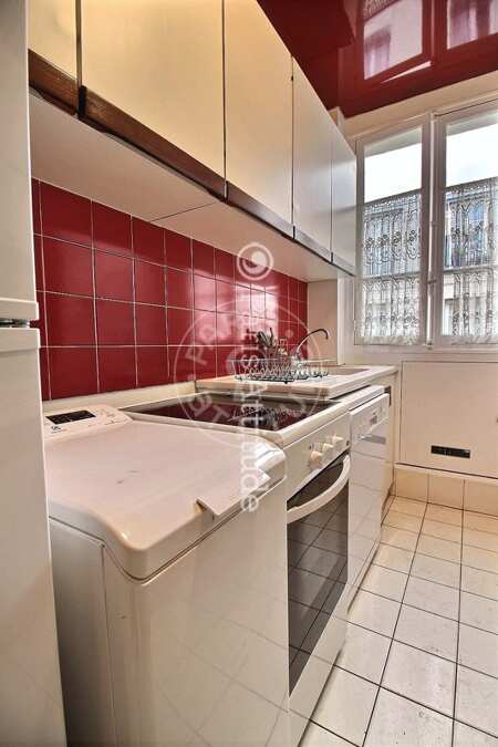 Kitchen Furnished apartment - 85m²  - 2 bedrooms - Bastille - Paris
