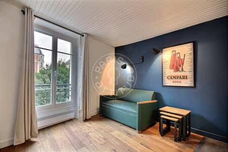 Wohnzimmer Möblierte wohnung - 28m²  - 1 Zimmer - Alésia - Paris