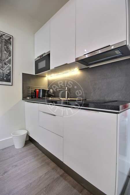 Cucina Monolocale arredato - 15m²  - Tour Eiffel - Parigi