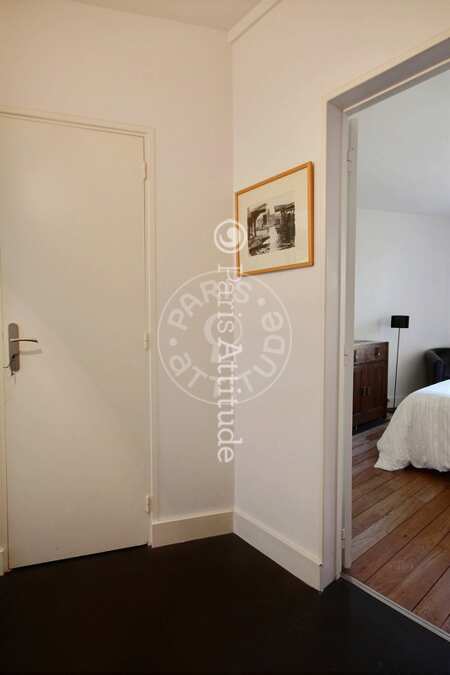 Entrance Furnished apartment - 38m²  - 1 bedroom - Jules Joffrin - Mairie du 18ème - Paris