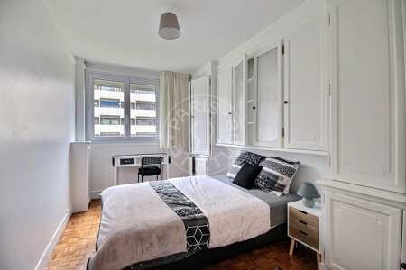 Chambre Appartement meublé - 64m²  - 3 chambres - Buttes-Chaumont - Paris