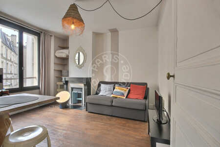 Salon Studio meublé - 17m²  - Moulin Rouge / Pigalle - Paris