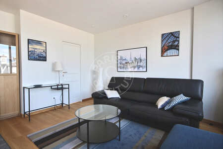 Wohnzimmer Möblierte wohnung - 70m²  - 2 Zimmer - Porte Maillot / Palais des Congrès - Paris