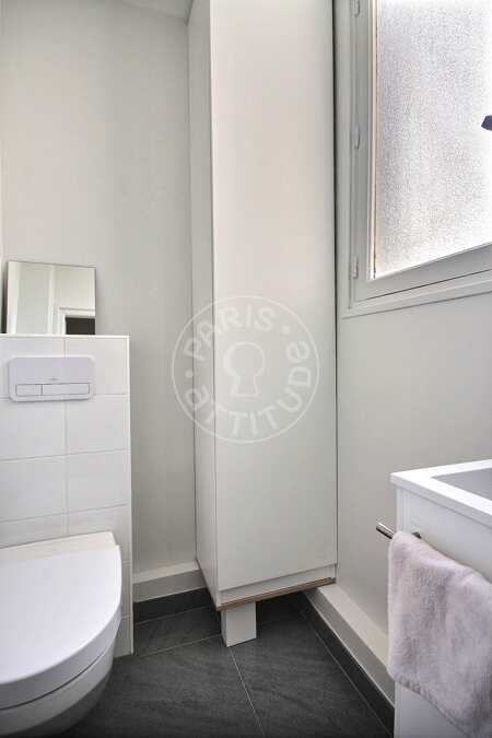 WC Möblierte wohnung - 70m²  - 2 Zimmer - Porte Maillot / Palais des Congrès - Paris
