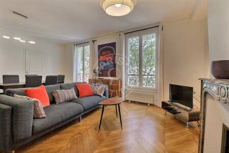 Sala Apartamento mobilado - 77m²  - 3 quartos - Alésia - Paris