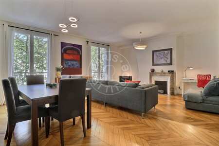 Sala de jantar Apartamento mobilado - 77m²  - 3 quartos - Alésia - Paris