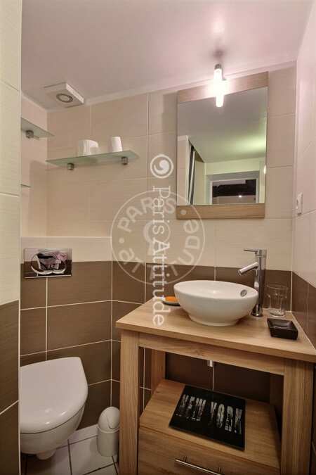 Casa de banho Apartamento mobilado - 33m²  - 1 quarto - Reuilly-Diderot - Paris