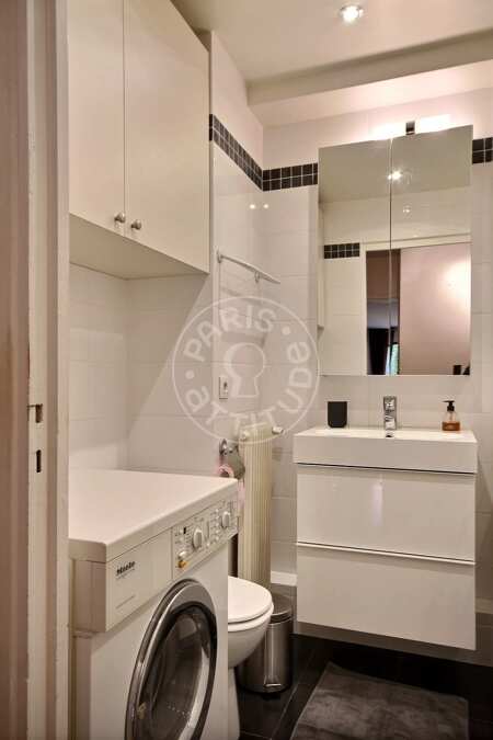 Casa de banho Quitinete mobilado - 34m² - Jardin du Luxembourg - Paris