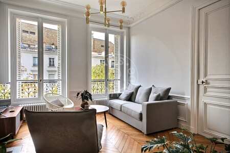 Wohnzimmer Möblierte wohnung - 68m²  - 2 Zimmer - Invalides - Paris