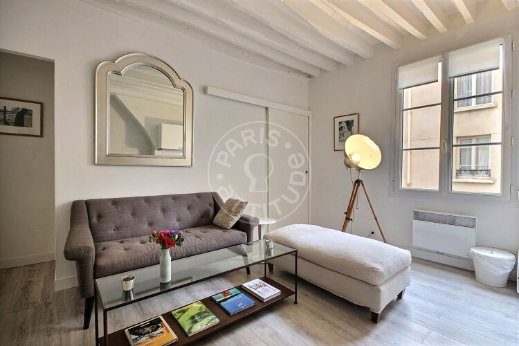 Salon - 1 chambre meublé - Paris 75015 - 13039