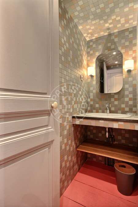 Baño Piso amueblado - 113m²  - 3 dormitorios - Pyramides / Palais Royal - París