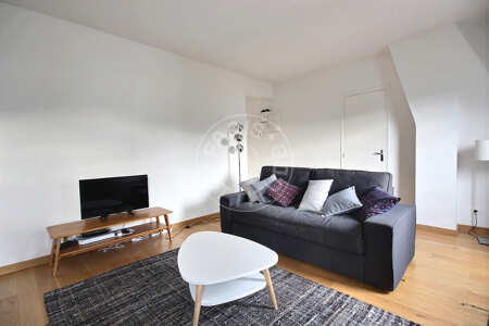 Living room Furnished apartment - 44m²  - 1 bedroom - Bastille - Paris