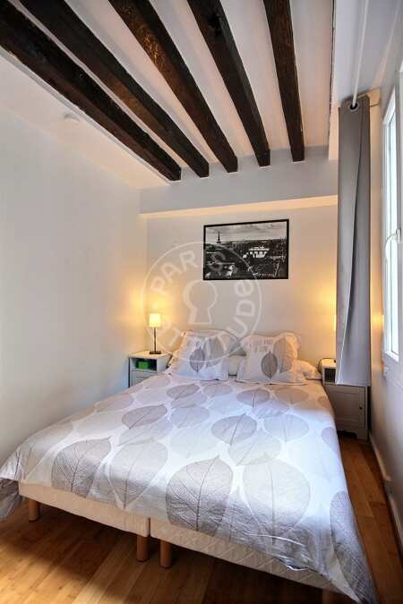 Chambre Appartement meublé - 20m²  - 1 chambre - Place Monge - Paris
