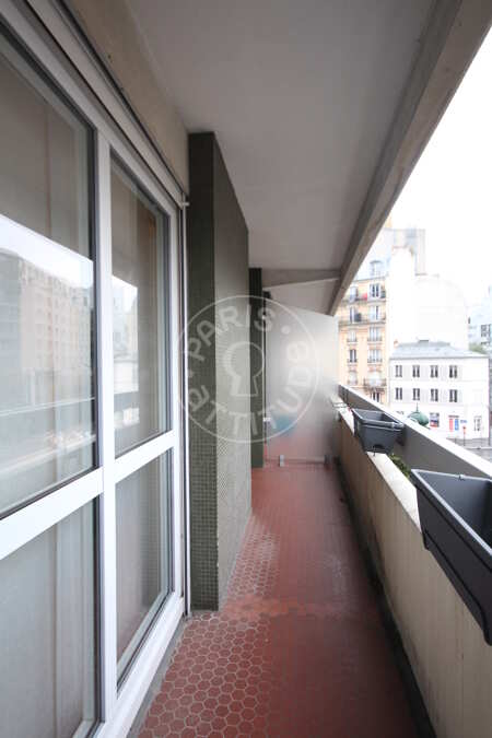 Balcony Furnished studio - 33m²  - Pasteur - Paris