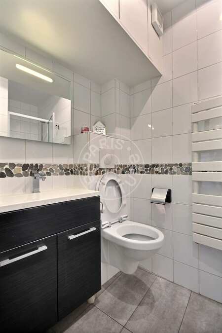 Casa de banho Quitinete mobilado - 20m²  - Bercy - Paris