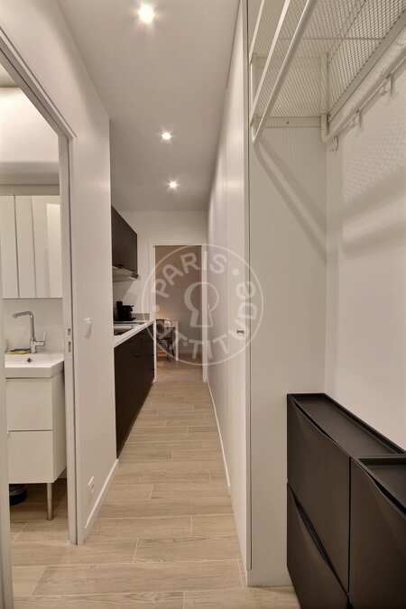 Entrada Estudio con alcoba amueblado - 22m²  - Parc André Citroën - París