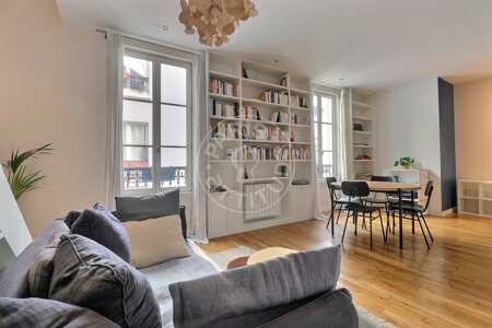 Living room Furnished duplex - 49m²  - 1 bedroom - Oberkampf - Paris