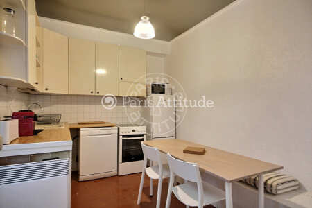 Cuisine Appartement meublé - 50m²  - 1 chambre - Parc André Citroën - Paris