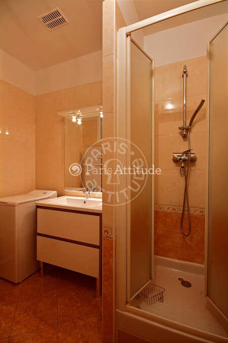 Salle de bain Appartement meublé - 50m²  - 1 chambre - Parc André Citroën - Paris