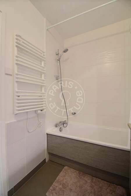 Casa de banho Apartamento mobilado - 48m²  - 1 quarto - Boulogne-Billancourt