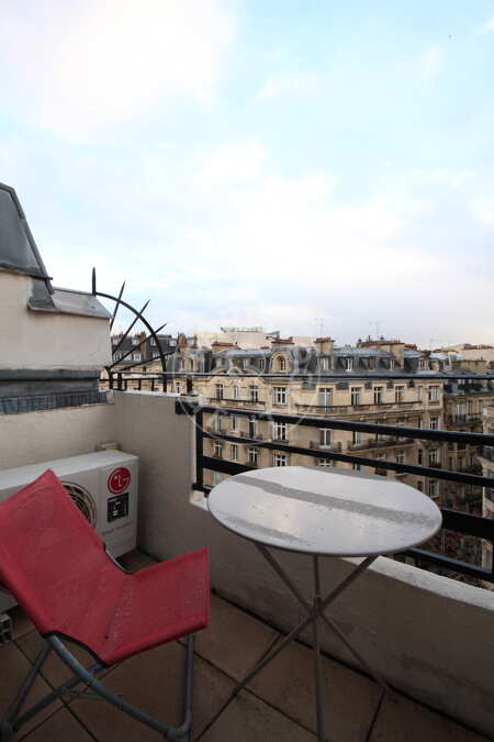 Balcone Appartamento arredato - 37m²  - 1 locale - Pereire - Parigi