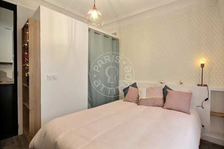Camera da letto Appartamento arredato - 32m²  - 1 locale - Strasbourg Saint-Denis - Parigi