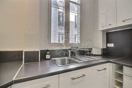 Cocina Piso amueblado - 75m²  - 2 dormitorios - Trocadéro - París