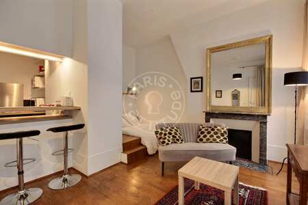 Sala Studio mobilado - 28m²  - Saint Placide - Paris