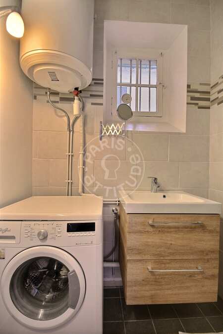 Casa de banho Studio mobilado - 28m²  - Saint Placide - Paris