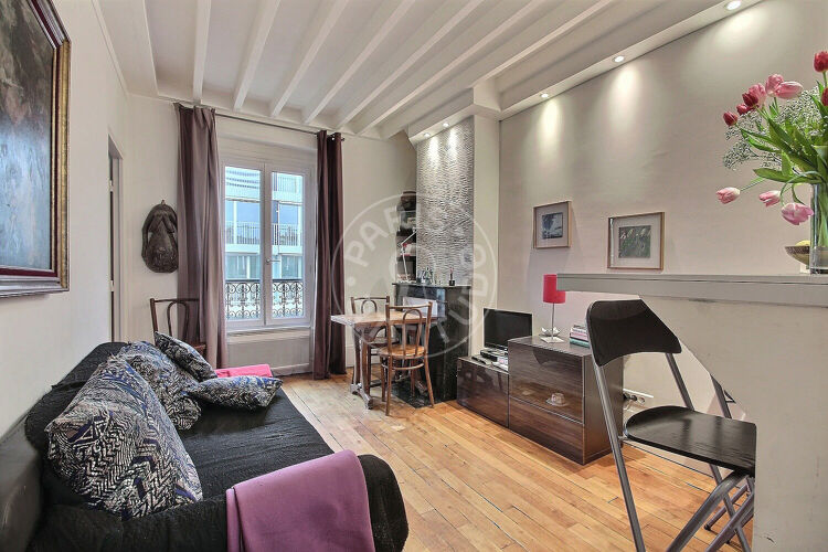 Salon - 1 chambre meublé - Paris 75018 - 13096