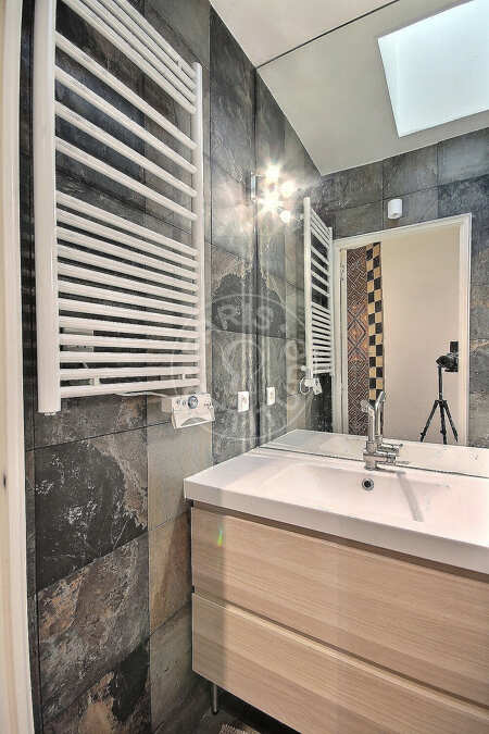 Badezimmer Möblierte wohnung - 27m²  - 1 Zimmer - Montmartre / Place des Abbesses - Paris