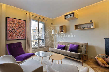 Sala Apartamento mobilado - 48m² - 1 quarto - Latin / Saint-Michel - Paris
