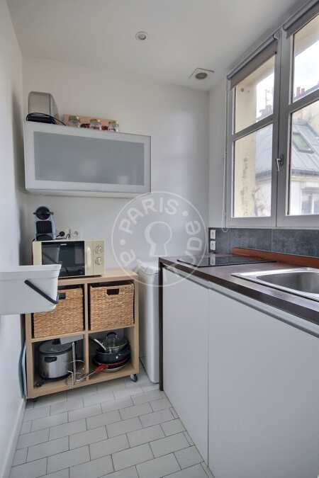 Cozinha Quitinete mobilado - 34m²  - Porte Maillot / Palais des Congrès - Paris