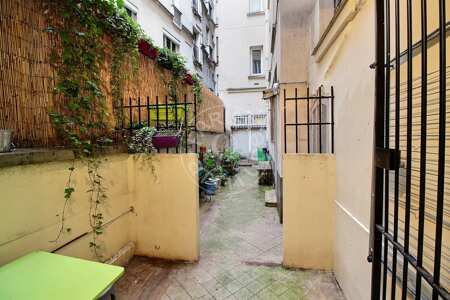 Terrasse Studio meublé - 17m²  - Gambetta - Paris