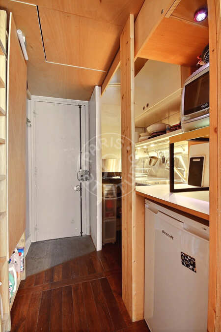 Cocina Estudio amueblado - 19m²  - Nation - París