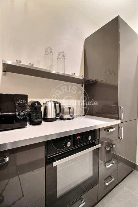 Cuisine Appartement meublé - 48m²  - 1 chambre - Saint-Germain - Paris
