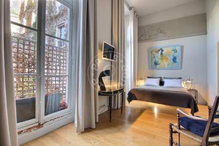 Schlafzimmer Möblierte wohnung - 195m²  - 3 Zimmer - Saint-Paul - Paris