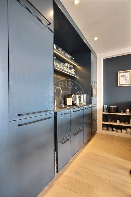 Küche Möblierte wohnung - 74m²  - 3 Zimmer - Pereire - Paris