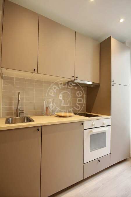 Cozinha Quitinete mobilado - 16m² - Guy Môquet - Paris