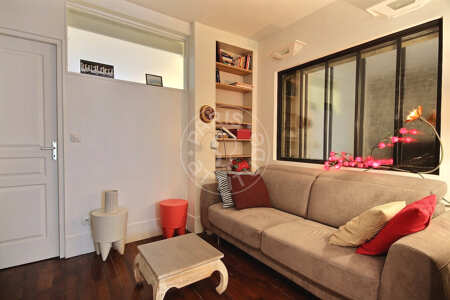 Salón Piso amueblado - 35m²  - 1 dormitorio - Marx Dormoy - París