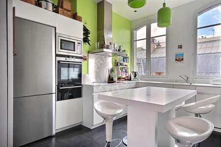 Cozinha Apartamento mobilado - 190m²  - 4 quartos - Moulin Rouge / Pigalle - Paris