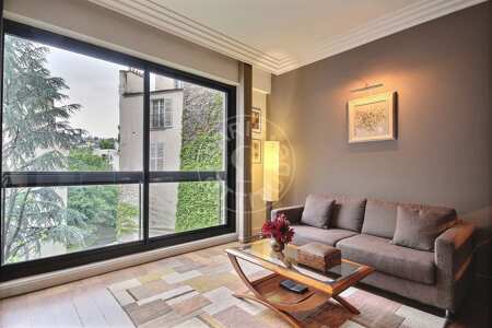 Living room Furnished studio alcove - 42m²  - Avenue Foch - Paris